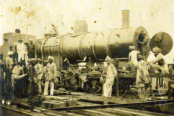 India Steam Train Construction